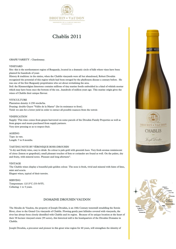 Chablis Drouhin-Vaudon, Joseph Drouhin 