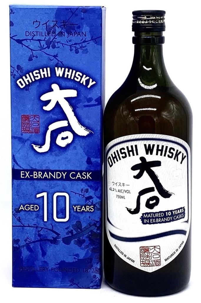Brandy Cask 10 Years Whisky, Ohishi