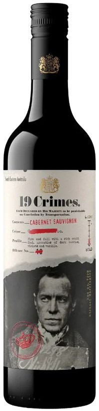19 Crimes, Cabernet Sauvignon, 2021