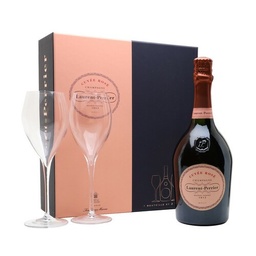 Rose Gift Set 2 Glasses, Laurent Perrier