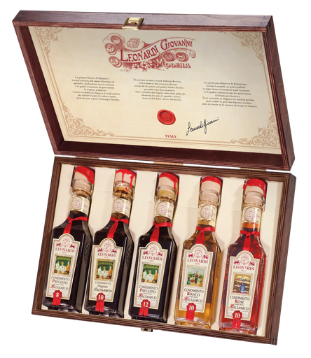 Acetaia Leonardi, L3650 Collezione Bianchi e Neri, 5 x 250ml