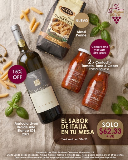 [BUNDLE03] Sabor de Italia: Livon Braide Alte Bianco IGT