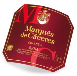 Tinto Crianza, Marques de Caceres (Half-Bottle)